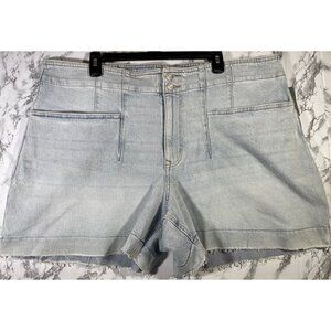 M Jeans by Maurices Womens 5" A-Line Short Curvy Fit 22W High Rise Comfort Stret